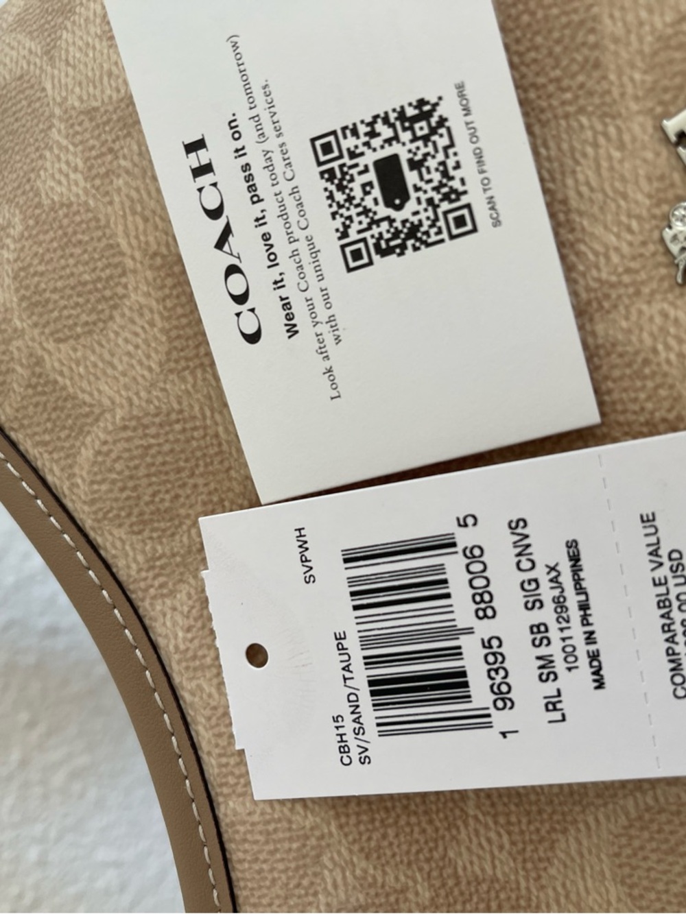 Coach Small Laurel Sig Canvas and silver - Picture 13 of 13